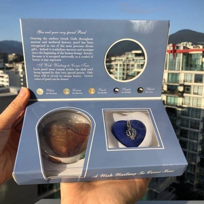 Viral Original Pearl Pendant Set
